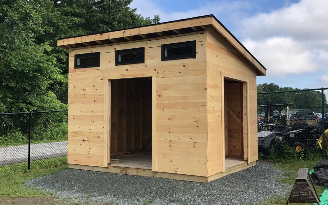 Construction Class Completes New Garden Shed