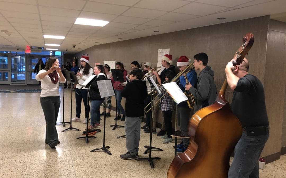 Students and Staff Greeted by Instrumental Performance
