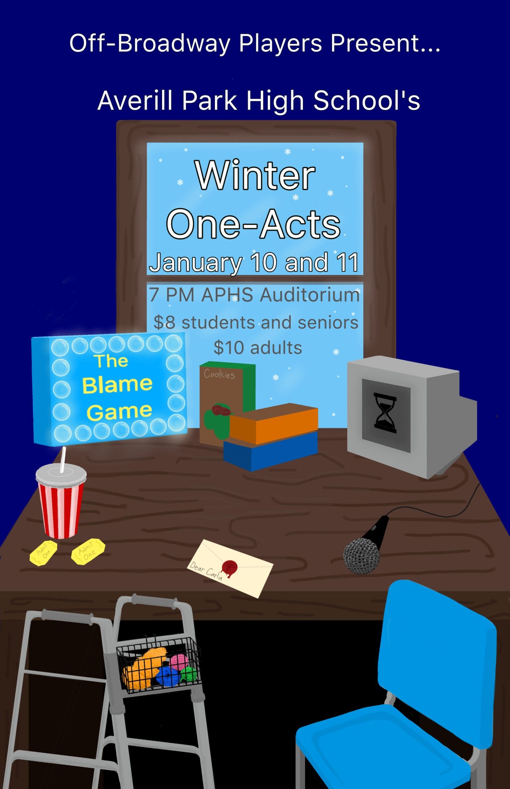 one acts flyer