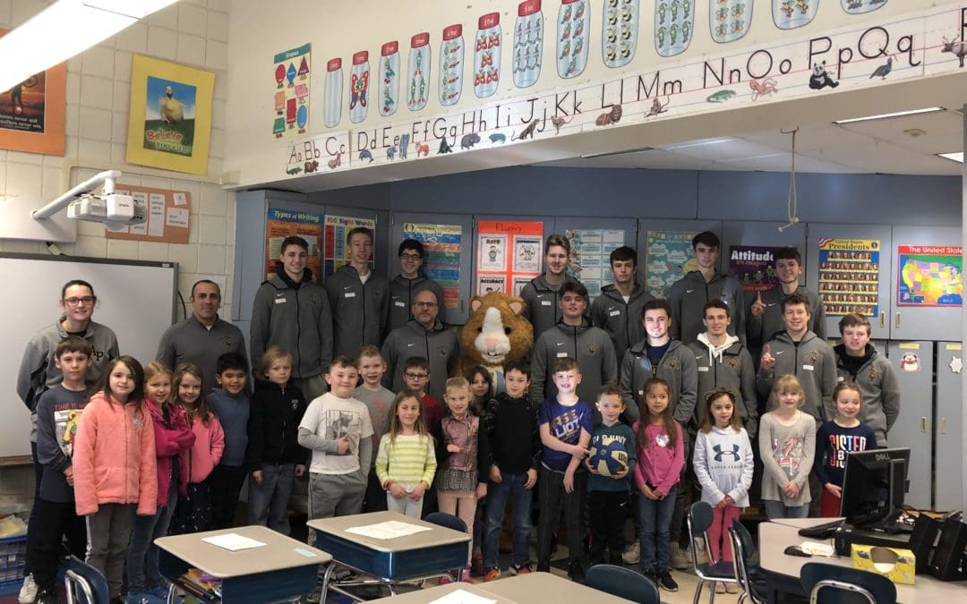 Boys Basketball Visits West Sand Lake Elementary