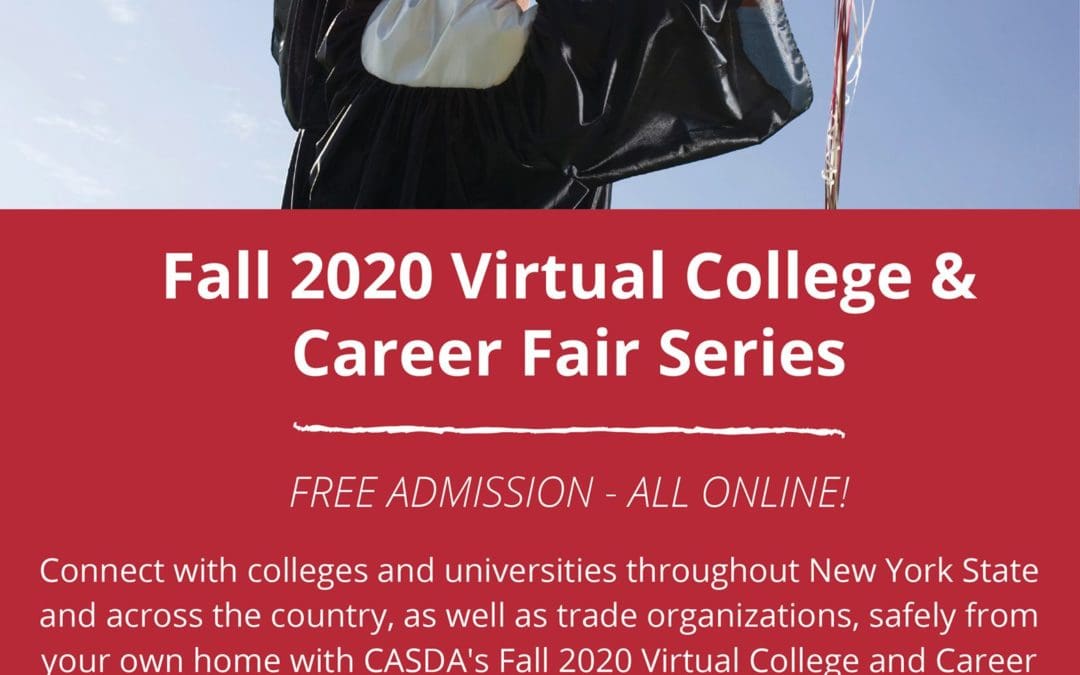 CASDA Fall 2020 Virtual Career, College Fair Series