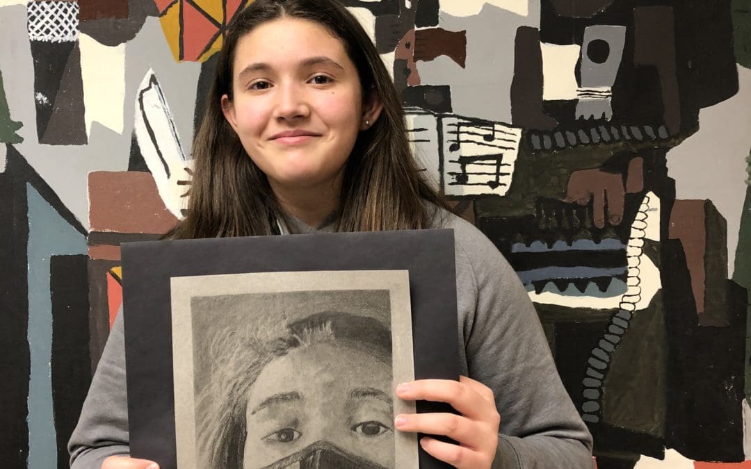 Madison Passineau Wins National Silver Key for Artwork