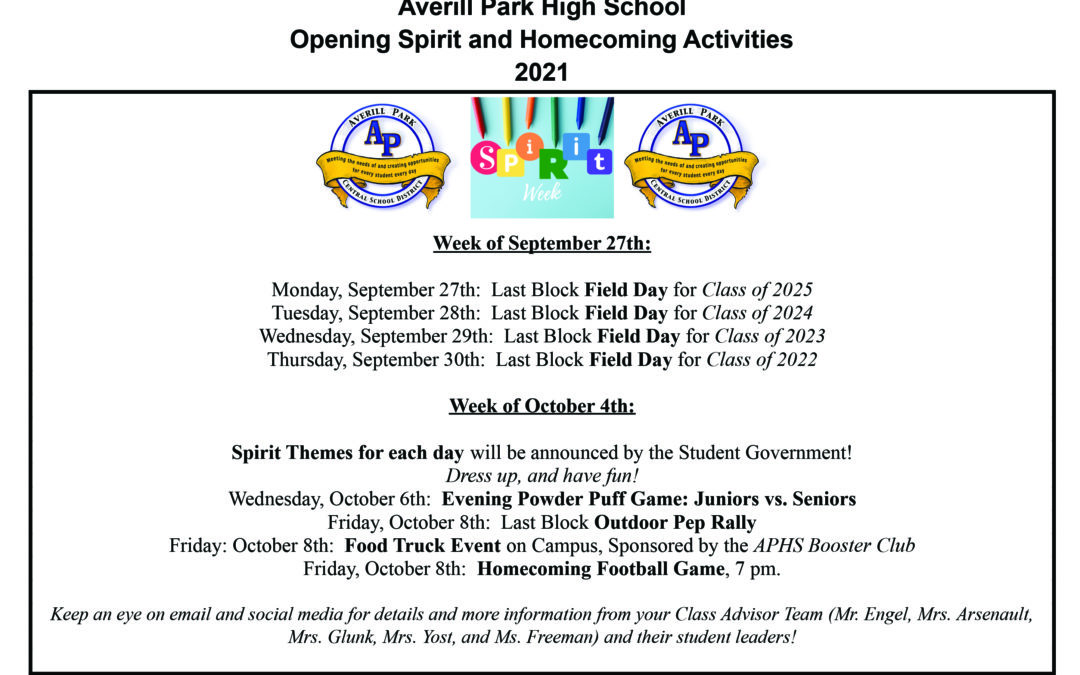 Spirit Week Activities 21