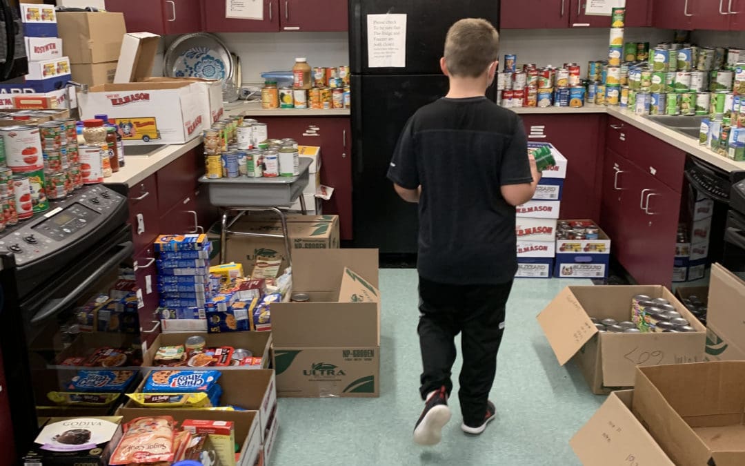 AMS Donates 1,500 Canned Food Items