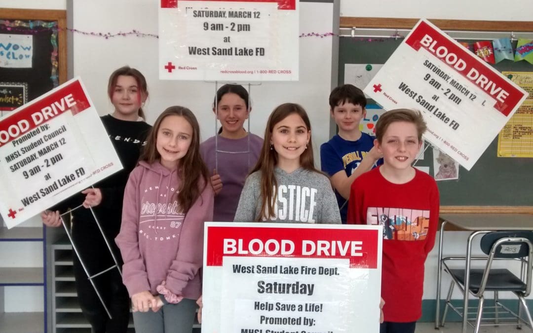 MHSL Blood Drive to March 12